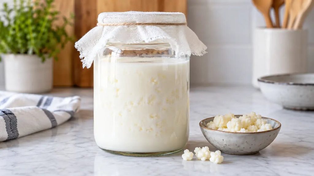 Kéfir de leche: cómo hacerlo, cuidarlo y saber si va bien